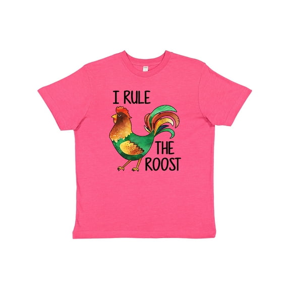 Inktastic Farmer I Rule the Roost Rooster Youth T-Shirt