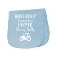 thumbnail image 1 of Inktastic Farmer Like Daddy Childs Baby Burp Cloth, 1 of 3