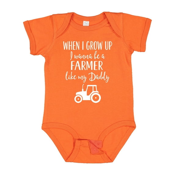 Inktastic Farmer Like Daddy Childs Boys or Girls Baby Bodysuit
