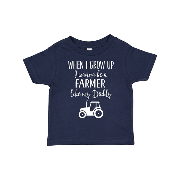 Inktastic Farmer Like Daddy Childs Boys or Girls Toddler T-Shirt