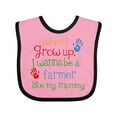 thumbnail image 1 of Inktastic Farmer Like Mommy Boys or Girls Baby Bib, 1 of 4
