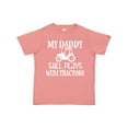thumbnail image 1 of Inktastic Farmer My Daddy Still Plays with Tractors Boys or Girls Toddler T-Shirt, 1 of 5