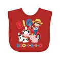 thumbnail image 1 of Inktastic Farmer Tractor EIEIO Big Bro Boys Baby Bib, 1 of 4
