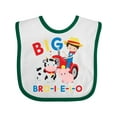 thumbnail image 1 of Inktastic Farmer Tractor EIEIO Big Bro Boys Baby Bib, 1 of 4