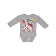 thumbnail image 1 of Inktastic Farmer Tractor EIEIO Big Bro Boys Long Sleeve Baby Bodysuit, 1 of 5
