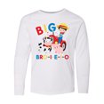 thumbnail image 1 of Inktastic Farmer Tractor EIEIO Big Bro Long Sleeve Youth T-Shirt, 1 of 5