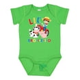 thumbnail image 1 of Inktastic Farmer Tractor Eieio Little Bro Boys Baby Bodysuit, 1 of 5