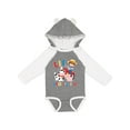 thumbnail image 1 of Inktastic Farmer Tractor EIEIO Little Bro Boys Long Sleeve Baby Bodysuit, 1 of 5