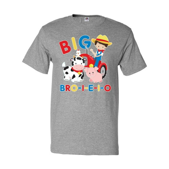 Inktastic Farmer Tractor Eieio Big Bro T-Shirt