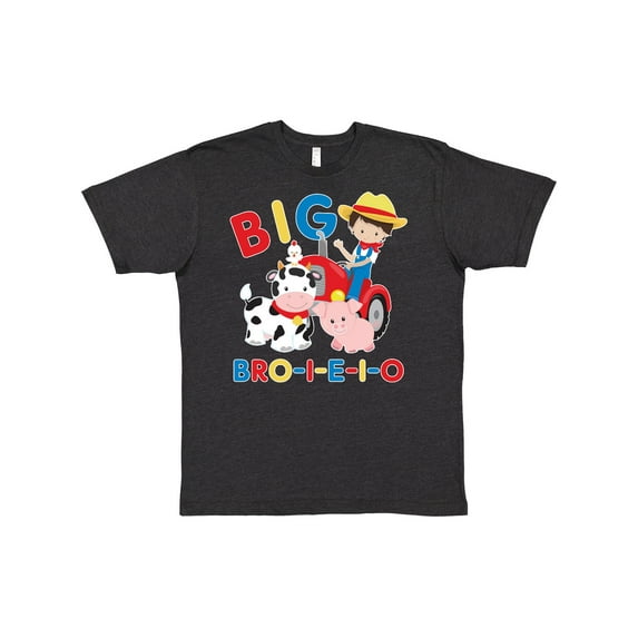 Inktastic Farmer Tractor Eieio Big Bro T-Shirt