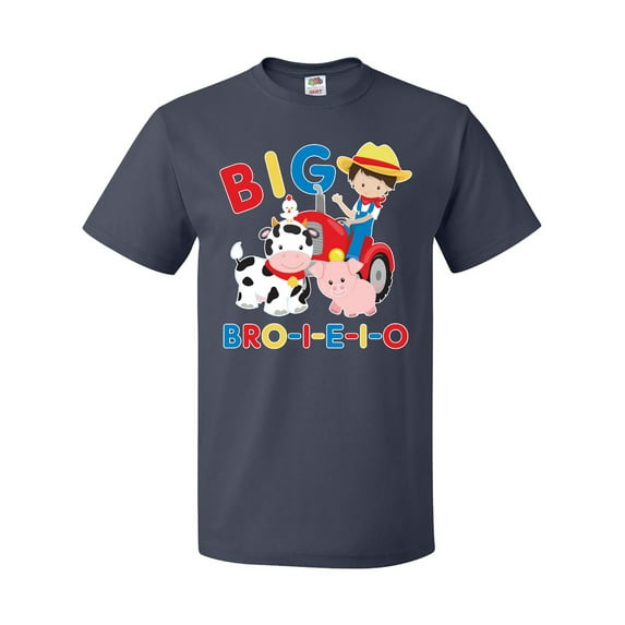 Inktastic Farmer Tractor Eieio Big Bro T-Shirt