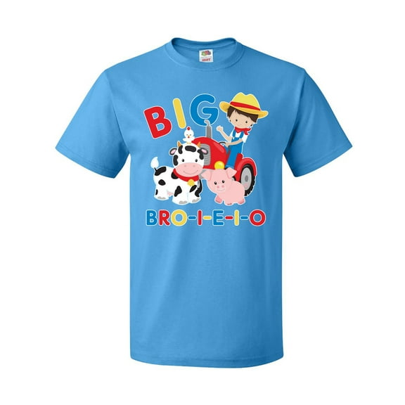 Inktastic Farmer Tractor Eieio Big Bro T-Shirt