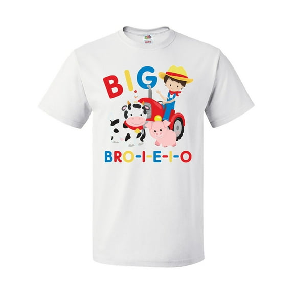 Inktastic Farmer Tractor Eieio Big Bro T-Shirt