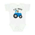 thumbnail image 1 of Inktastic Farmer Tractor Little Bro Boys Baby Bodysuit, 1 of 5