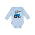 thumbnail image 1 of Inktastic Farmer Tractor Little Bro Boys Long Sleeve Baby Bodysuit, 1 of 5