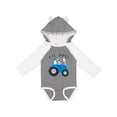 thumbnail image 1 of Inktastic Farmer Tractor Little Bro Boys Long Sleeve Baby Bodysuit, 1 of 5