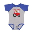 thumbnail image 1 of Inktastic Farmer Tractor Little Sis Girls Baby Bodysuit, 1 of 5