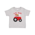 thumbnail image 1 of Inktastic Farmer Tractor Little Sis Girls Baby T-Shirt, 1 of 5