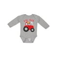 thumbnail image 1 of Inktastic Farmer Tractor Little Sis Girls Long Sleeve Baby Bodysuit, 1 of 5