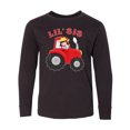 thumbnail image 1 of Inktastic Farmer Tractor Little Sis Long Sleeve Youth T-Shirt, 1 of 5
