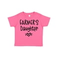 thumbnail image 1 of Inktastic Farmer's Daughter Heart Design Girls Toddler T-Shirt, 1 of 5