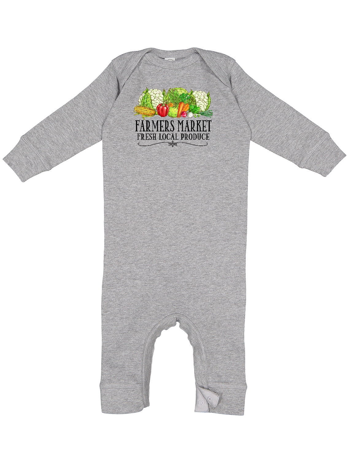 Inktastic Farmers Market Fresh Local Produce Baby Romper Coveralls