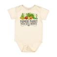thumbnail image 1 of Inktastic Farmers Market Fresh Local Produce Boys or Girls Baby Bodysuit, 1 of 5