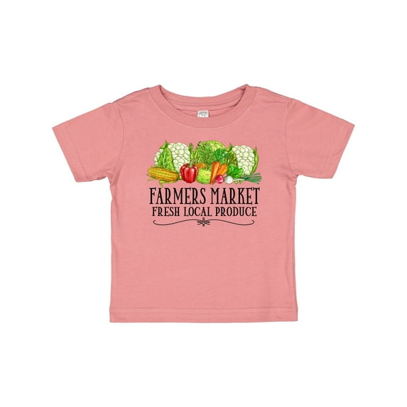 Inktastic Farmers Market Fresh Local Produce Boys or Girls Baby T-Shirt