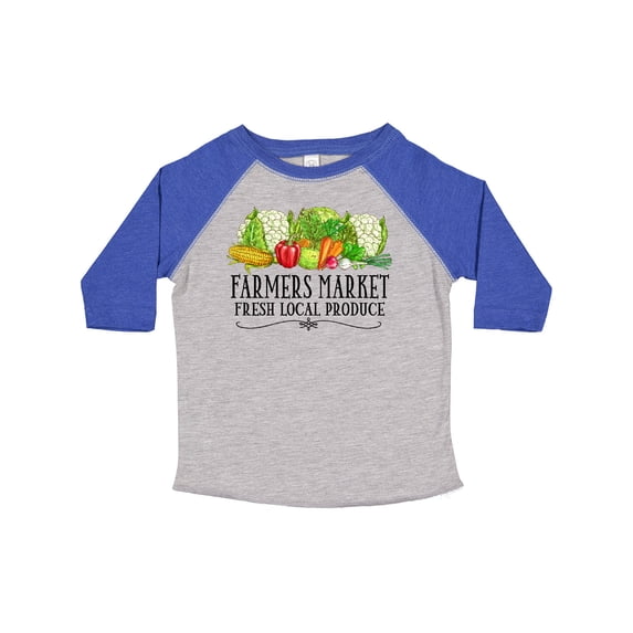 Inktastic Farmers Market Fresh Local Produce Boys or Girls Toddler T-Shirt