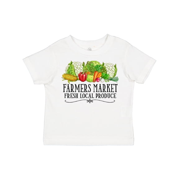Inktastic Farmers Market Fresh Local Produce Boys or Girls Toddler T-Shirt
