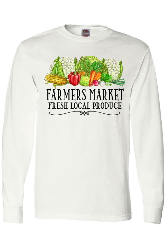Farmers Market Fresh Local Produce Long Sleeve T-Shirt