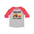 thumbnail image 1 of Inktastic Farming Cute Boy Loves Tractors Boys Toddler T-Shirt, 1 of 5