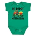 thumbnail image 1 of Inktastic Farming Daddy Plays with Tractors Boys or Girls Baby Bodysuit, 1 of 5