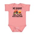 thumbnail image 1 of Inktastic Farming Daddy Plays with Tractors Boys or Girls Baby Bodysuit, 1 of 5