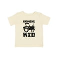 thumbnail image 1 of Inktastic Farming Kid- Tractor Distressed Look Boys or Girls Baby T-Shirt, 1 of 5