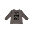 thumbnail image 1 of Inktastic Farming Kid- Tractor Distressed Look Boys or Girls Long Sleeve Toddler T-Shirt, 1 of 5