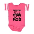 thumbnail image 1 of Inktastic Farming Kid- tractor distressed look Boys or Girls Baby Bodysuit, 1 of 5