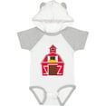 thumbnail image 1 of Inktastic Farming Large Red Barn with Hay Boys or Girls Baby Bodysuit, 1 of 5