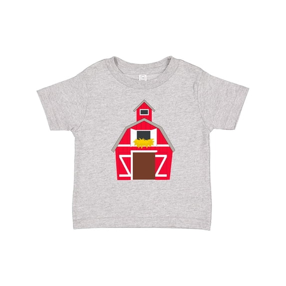 Inktastic Farming Large Red Barn with Hay Boys or Girls Baby T-Shirt