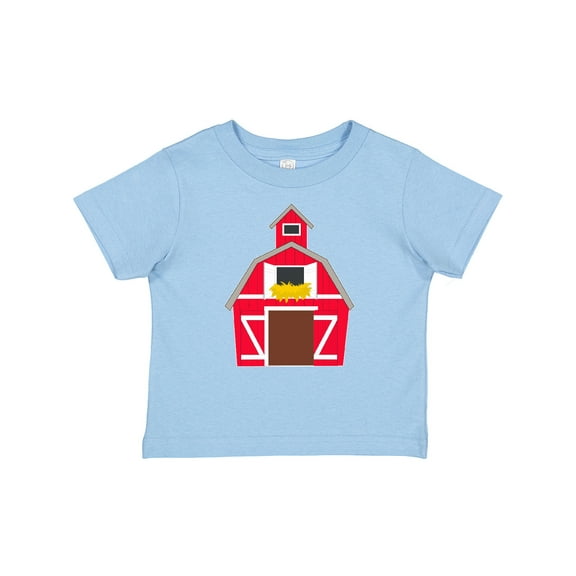 Inktastic Farming Large Red Barn with Hay Boys or Girls Baby T-Shirt