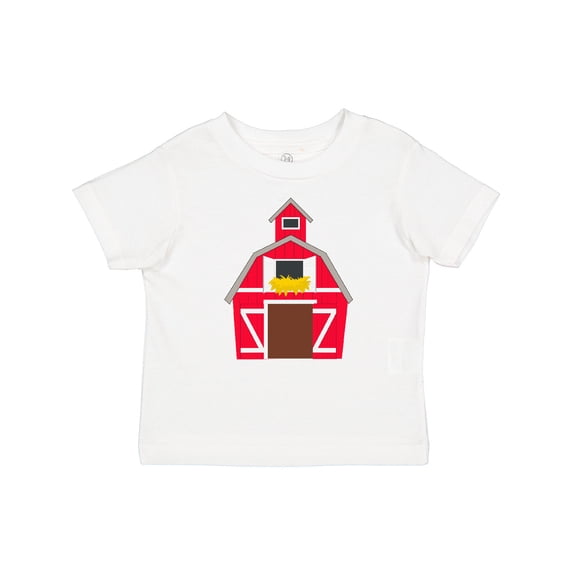 Inktastic Farming Large Red Barn with Hay Boys or Girls Baby T-Shirt