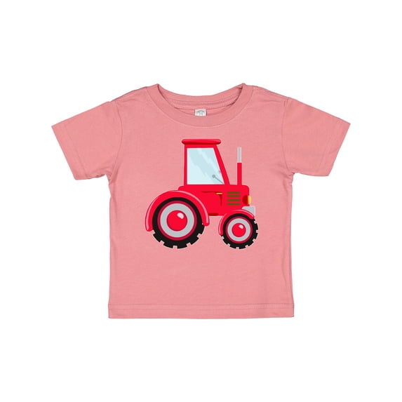 Inktastic Farming Red Tractor Boys or Girls Baby T-Shirt