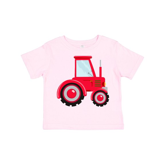 Inktastic Farming Red Tractor Boys or Girls Toddler T-Shirt