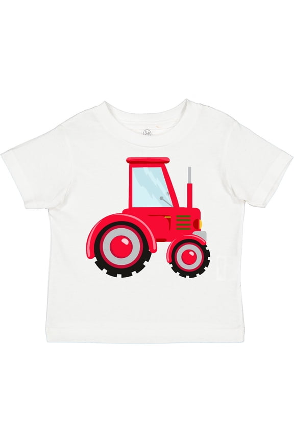 Farming Red Tractor Boys or Girls Toddler T-Shirt