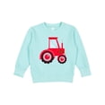 thumbnail image 1 of Inktastic Farming Red Tractor Toddler Sweatshirt, 1 of 4