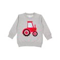 thumbnail image 1 of Inktastic Farming Red Tractor Toddler Sweatshirt, 1 of 4