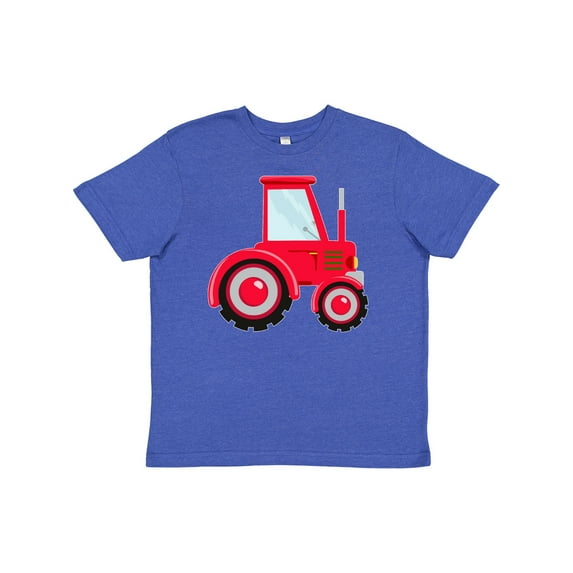 Inktastic Farming Red Tractor Youth T-Shirt