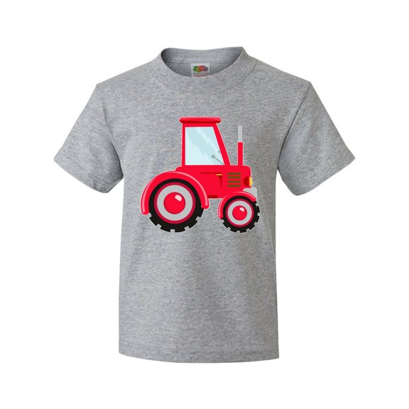 Inktastic Farming Red Tractor Youth T-Shirt