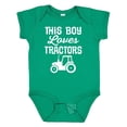 thumbnail image 1 of Inktastic Farming This Boy Loves Tractors Boys Baby Bodysuit, 1 of 5