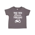 thumbnail image 1 of Inktastic Farming This Boy Loves Tractors Boys Toddler T-Shirt, 1 of 5